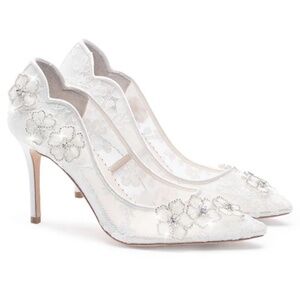 NEW!!! Bella Belle AURORA (IVORY) Wedding Bridal Shoes Heels US Size 7.5 IVORY